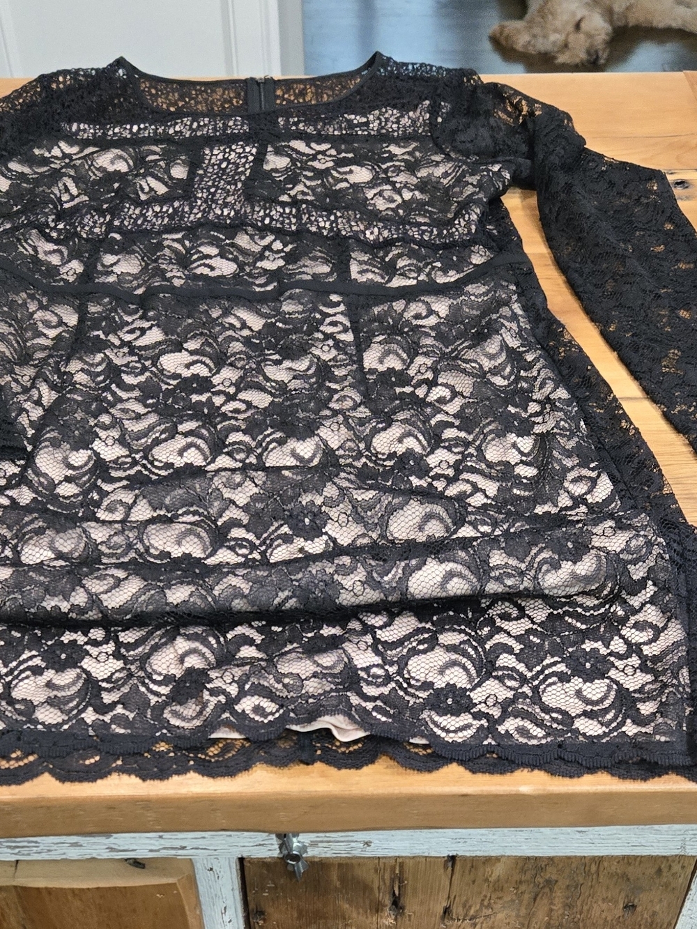 Black Lace Long-Sleeve Dress Suze 16